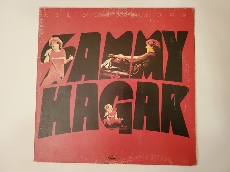 Sammy Hagar All Night Long vinyl record